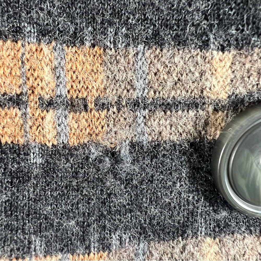 Pendleton Women's Sz L Merino Wool Button Up Cardigan Sweater Pocket Pea Coat - Picture 16 of 16